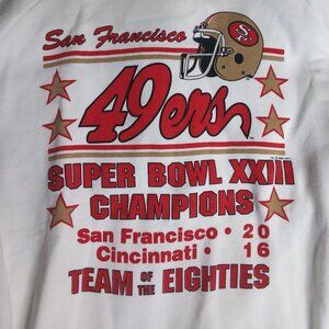 Vintage San Francisco 49ers Super Bowl 23 Champions Crewneck Sweatshirt